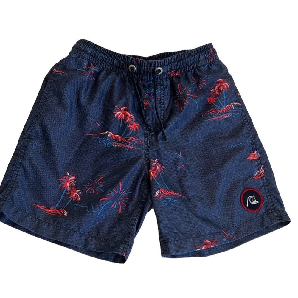 Quiksilver ⭐️ GUC American Flag Everyday Volleys Size 10